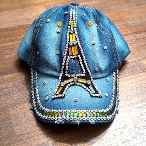 Rhinestone Eiffel Tower hat